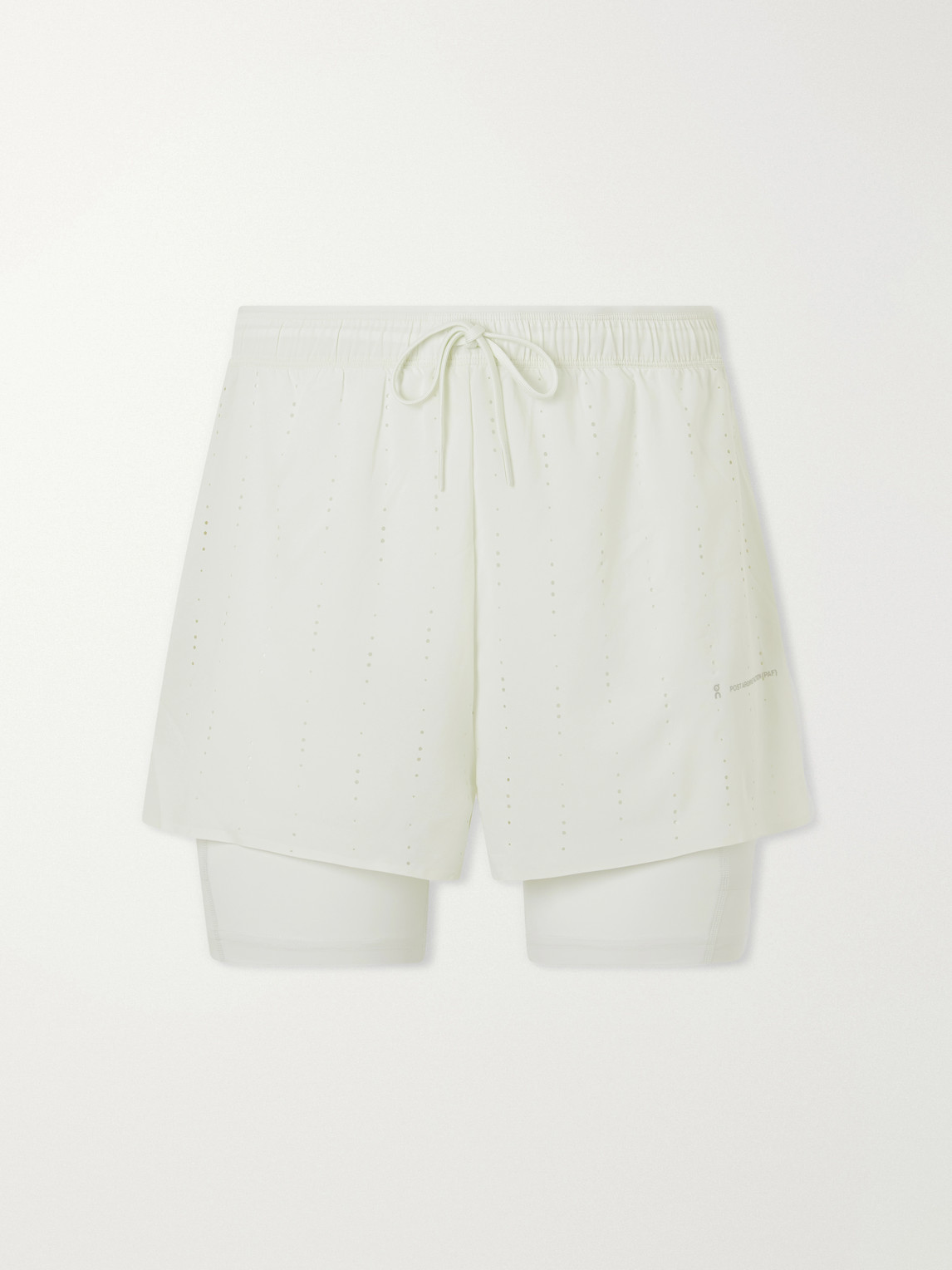 + Post Archive Faction Zero 2-in-1 Stretch-Jersey and Mesh Running Shorts