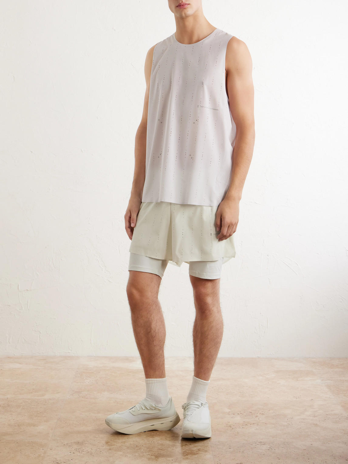 + Post Archive Faction Zero Singlet Recycled-Jersey Running Top — 2