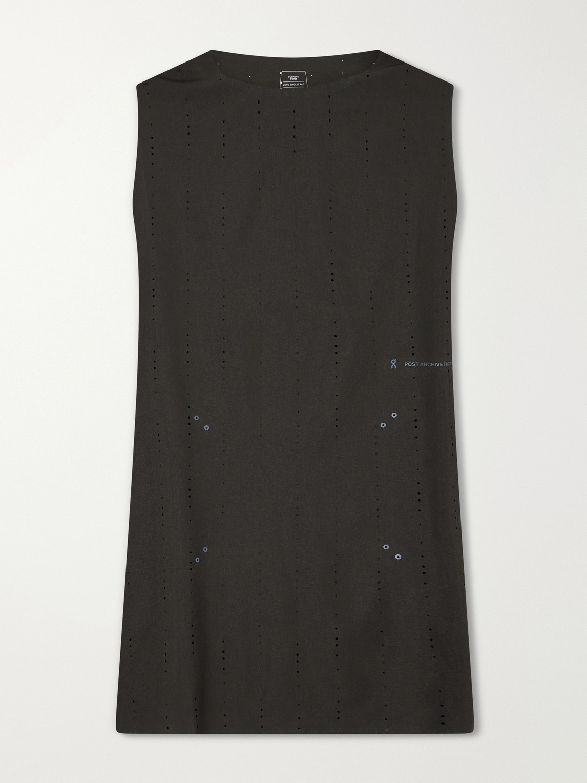 + Post Archive Faction Zero Perforated Reycled-Jersey Running Top