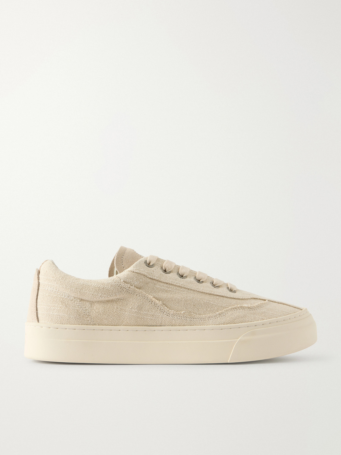 Omni Dellow Suede-Trimmed Distressed Drill Sneakers EU 45