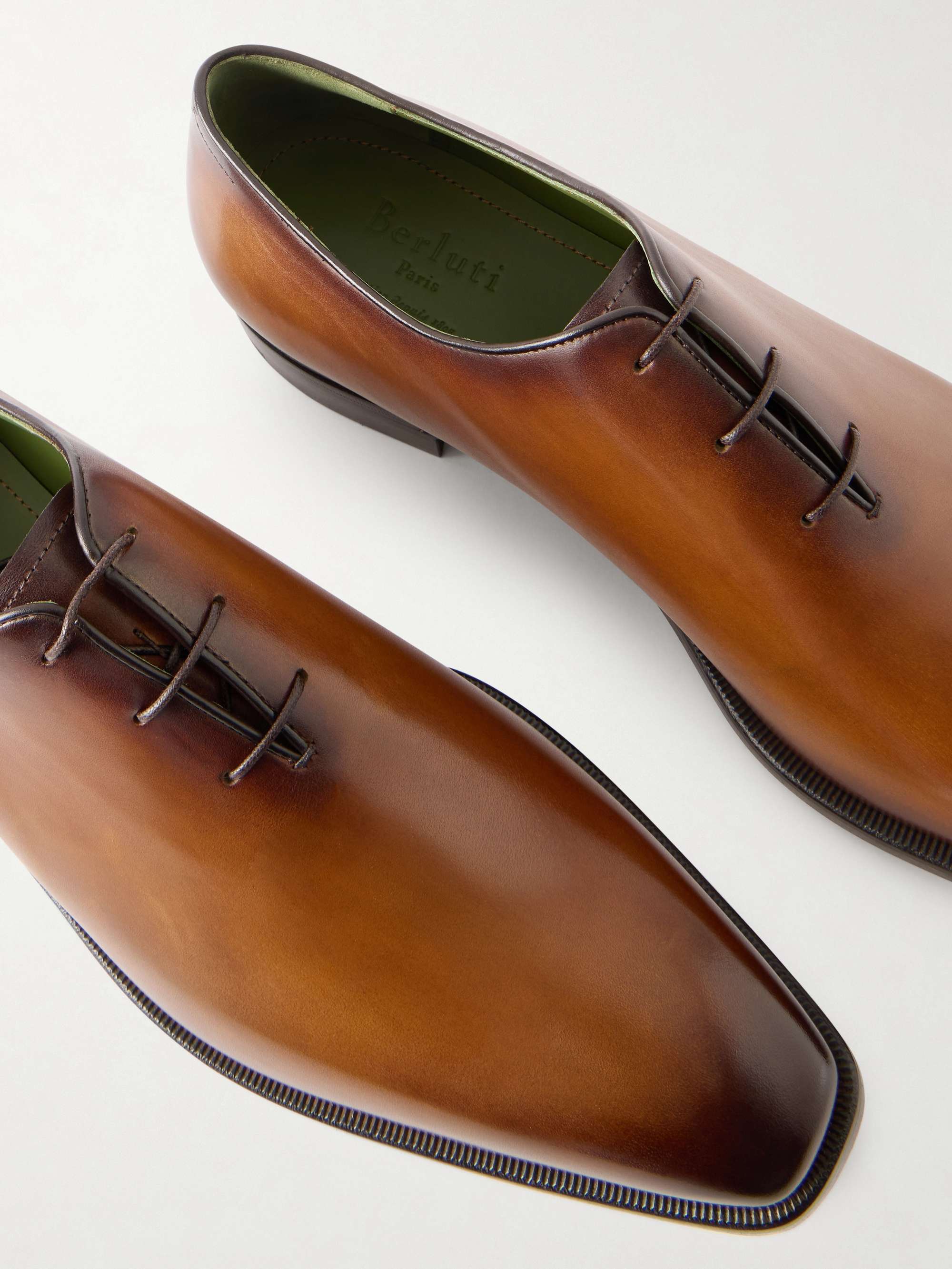 BERLUTI Alessandro Demesure Leather Oxford Shoes for Men | MR PORTER