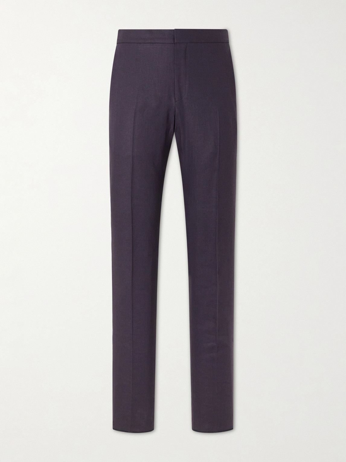 Zegna Straight-Leg Linen-Twill Trousers IT 50