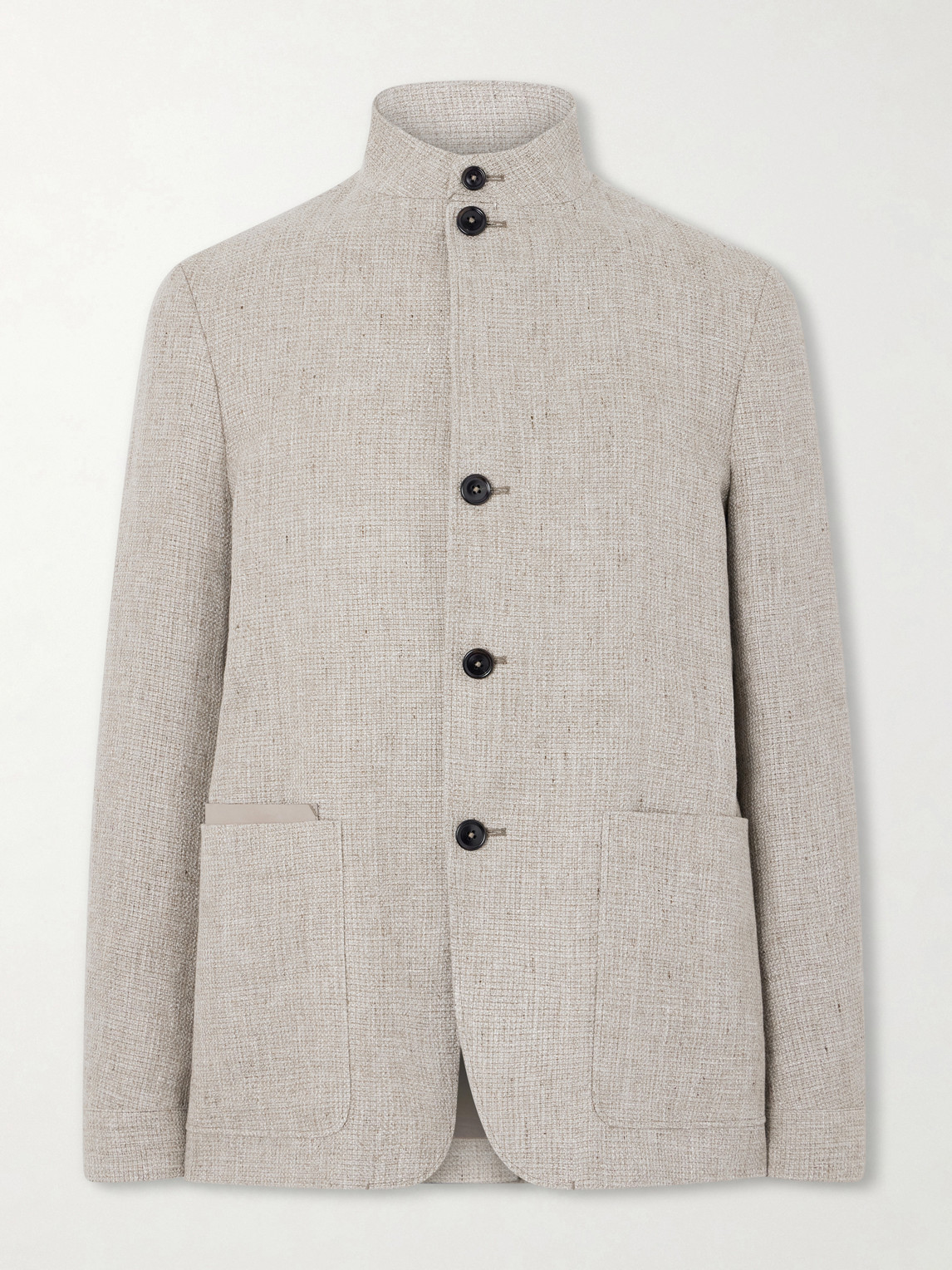 Zegna Textured-Linen Jacket IT 50