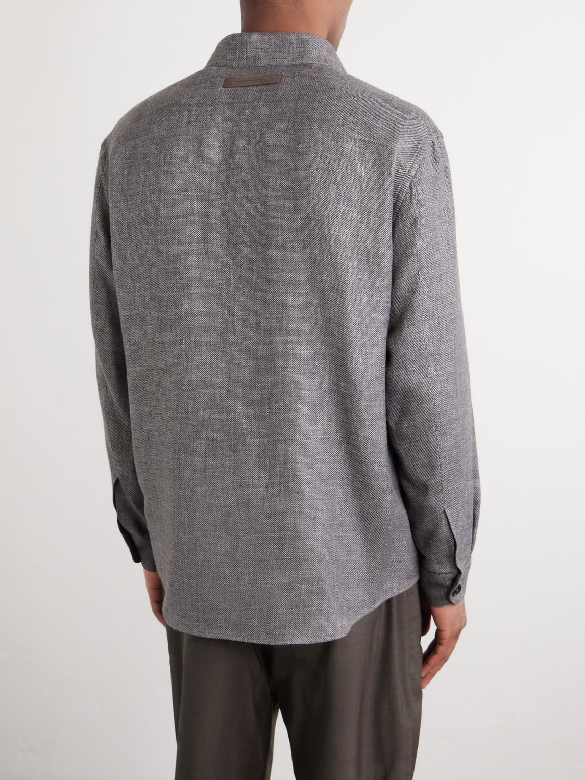 Cashmere, Linen And Silk-Blend Overshirt
