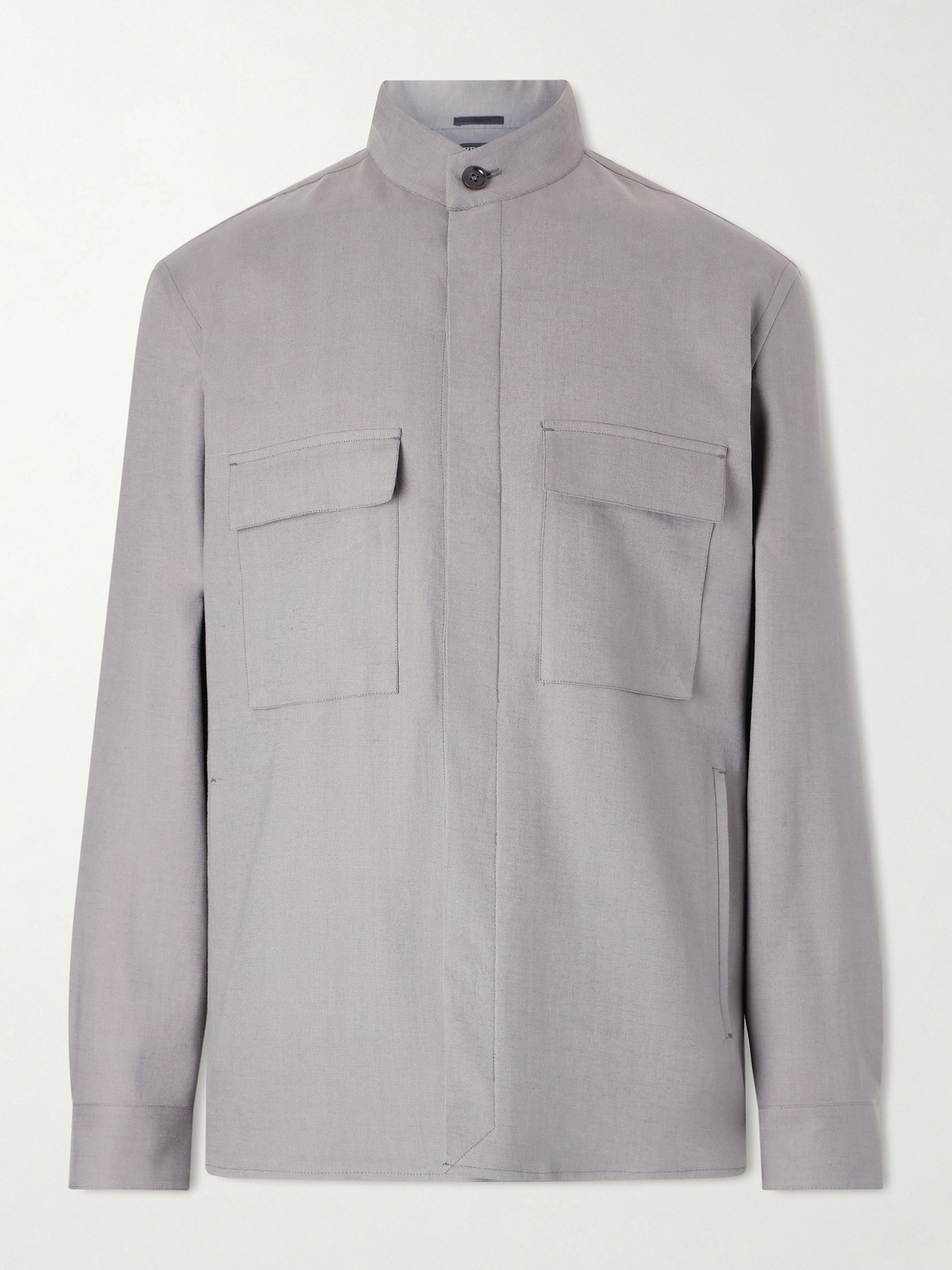 Zegna Linen-Gabardine Overshirt - Men
