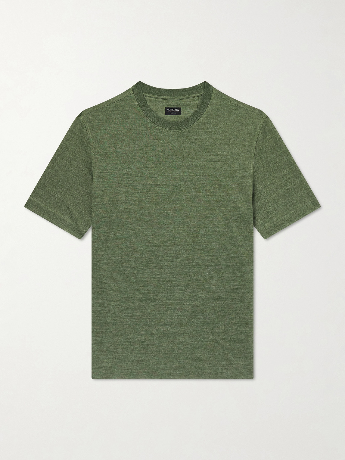 Zegna Oasi Knitted Linen T-Shirt - Men