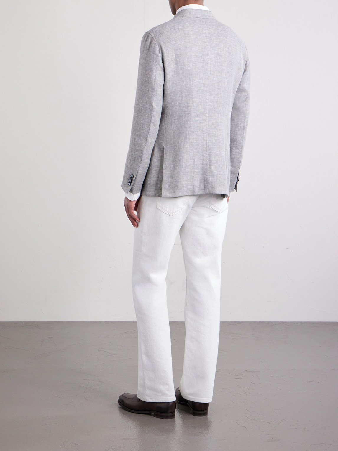 Linen, Wool And Silk-Blend Suit Jacket