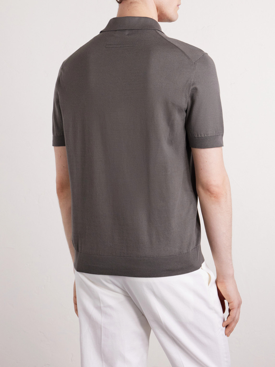 Slim-Fit Cotton Polo Shirt