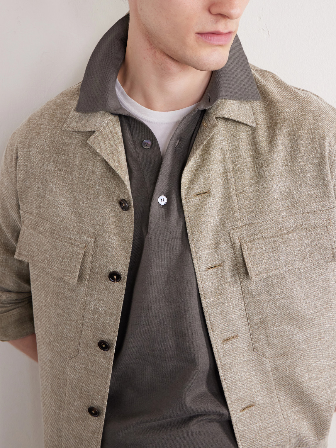Slim-Fit Cotton Polo Shirt