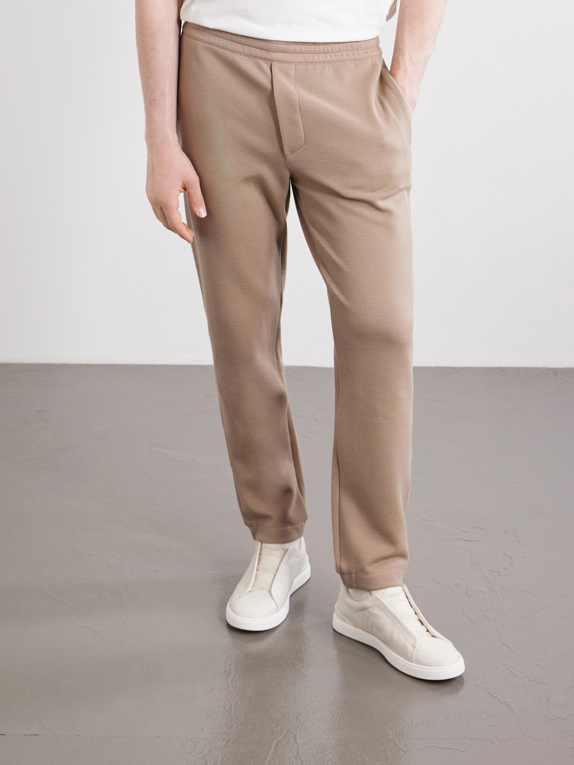 Straight-Leg Honeycomb-Knit Cotton, Wool And Silk-Blend Sweatpants