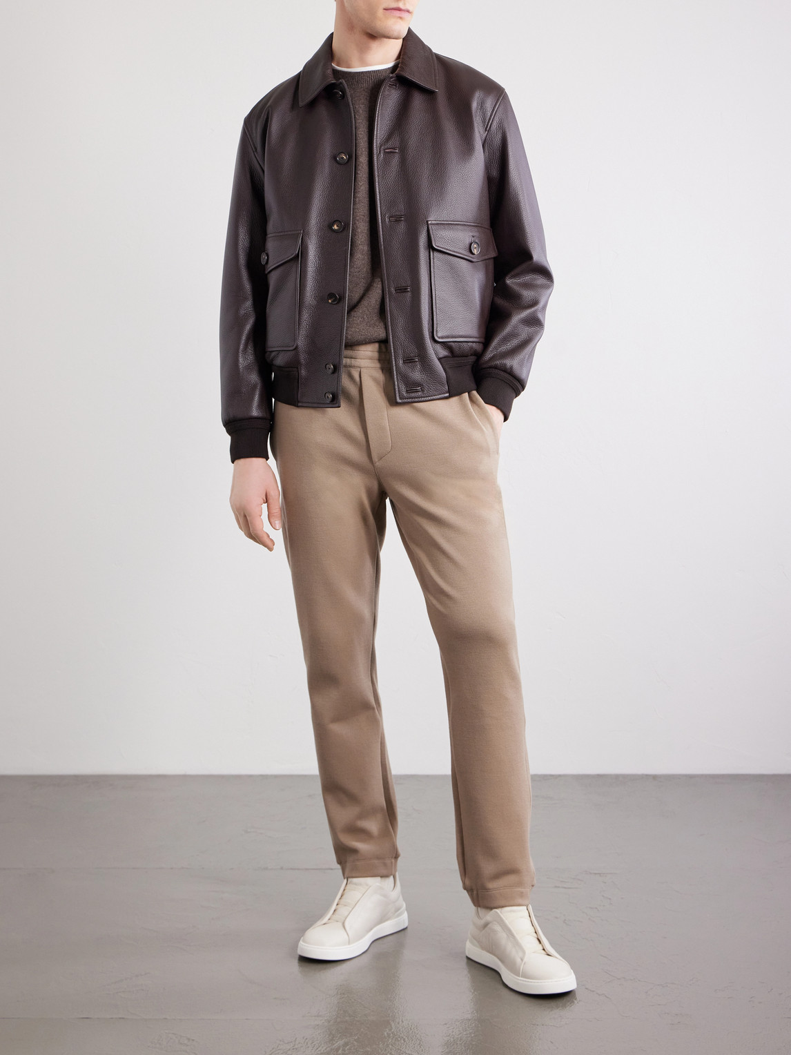 Straight-Leg Honeycomb-Knit Cotton, Wool And Silk-Blend Sweatpants