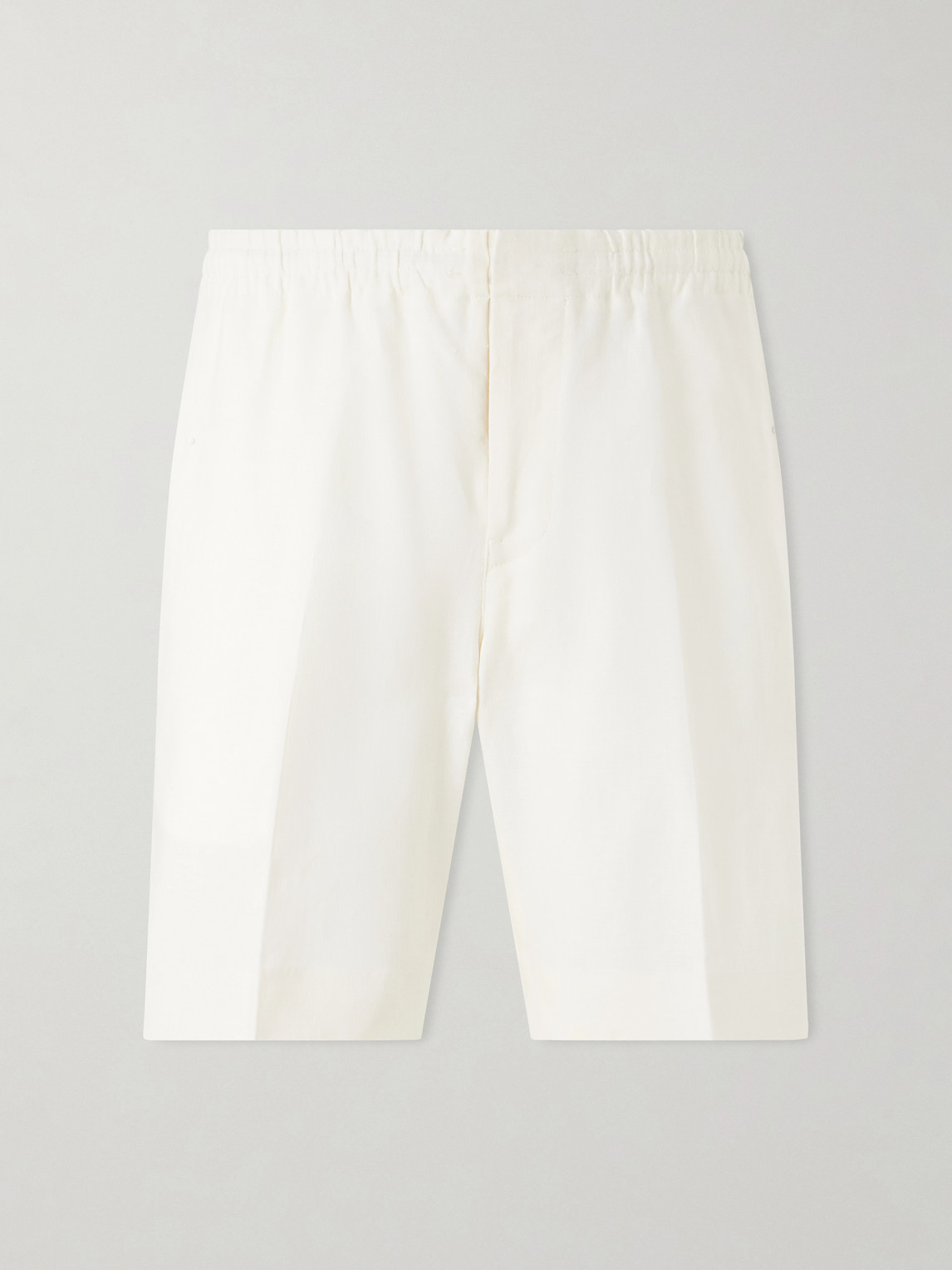 Zegna Straight-Leg Pleated Linen Drawstring Shorts - Men | Thumbnail 7 Zegna Straight-Leg Pleated Linen Drawstring Shorts - Men | Thumbnail 7