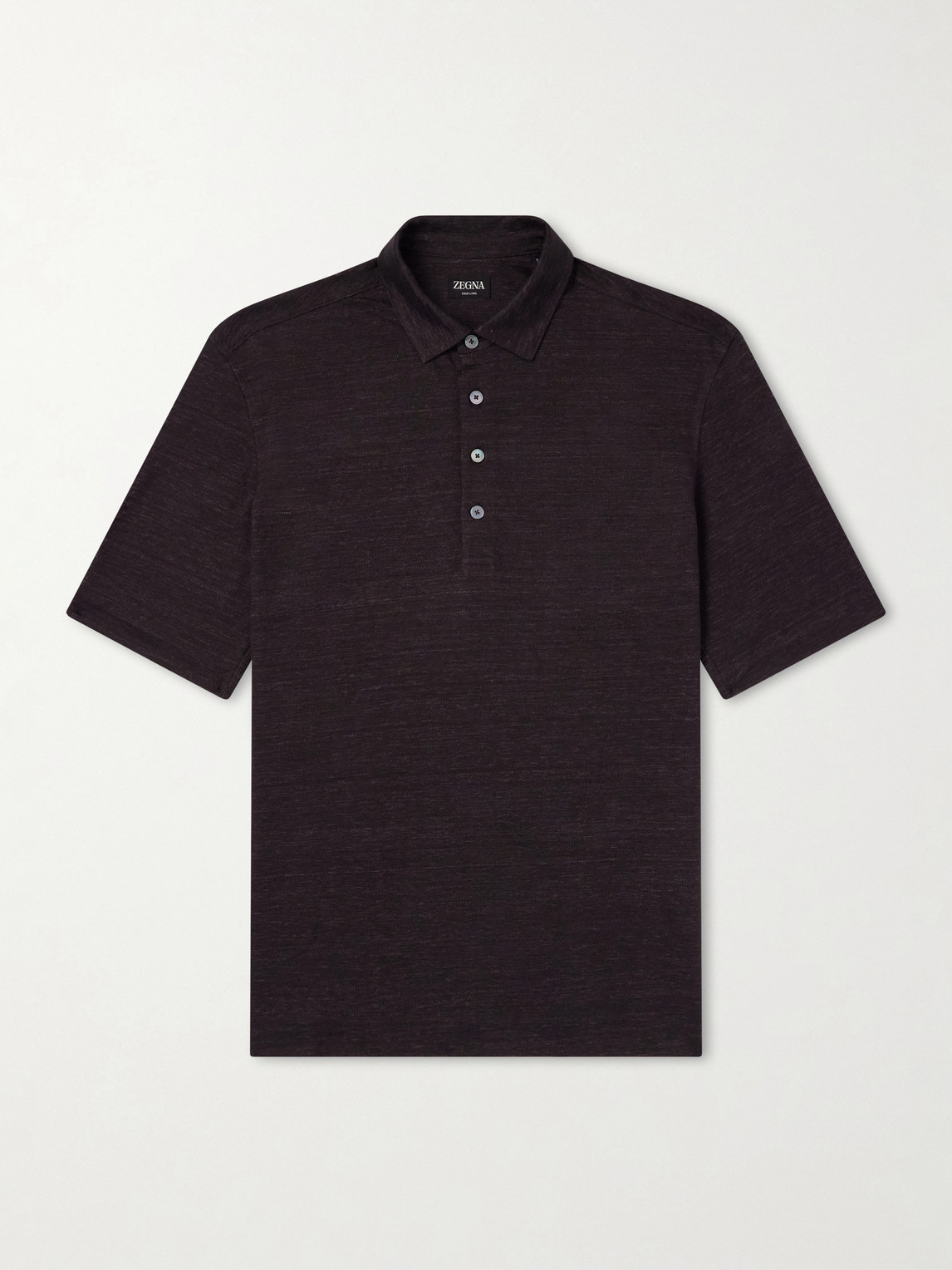 Zegna Oasi Linen Polo Shirt IT 54