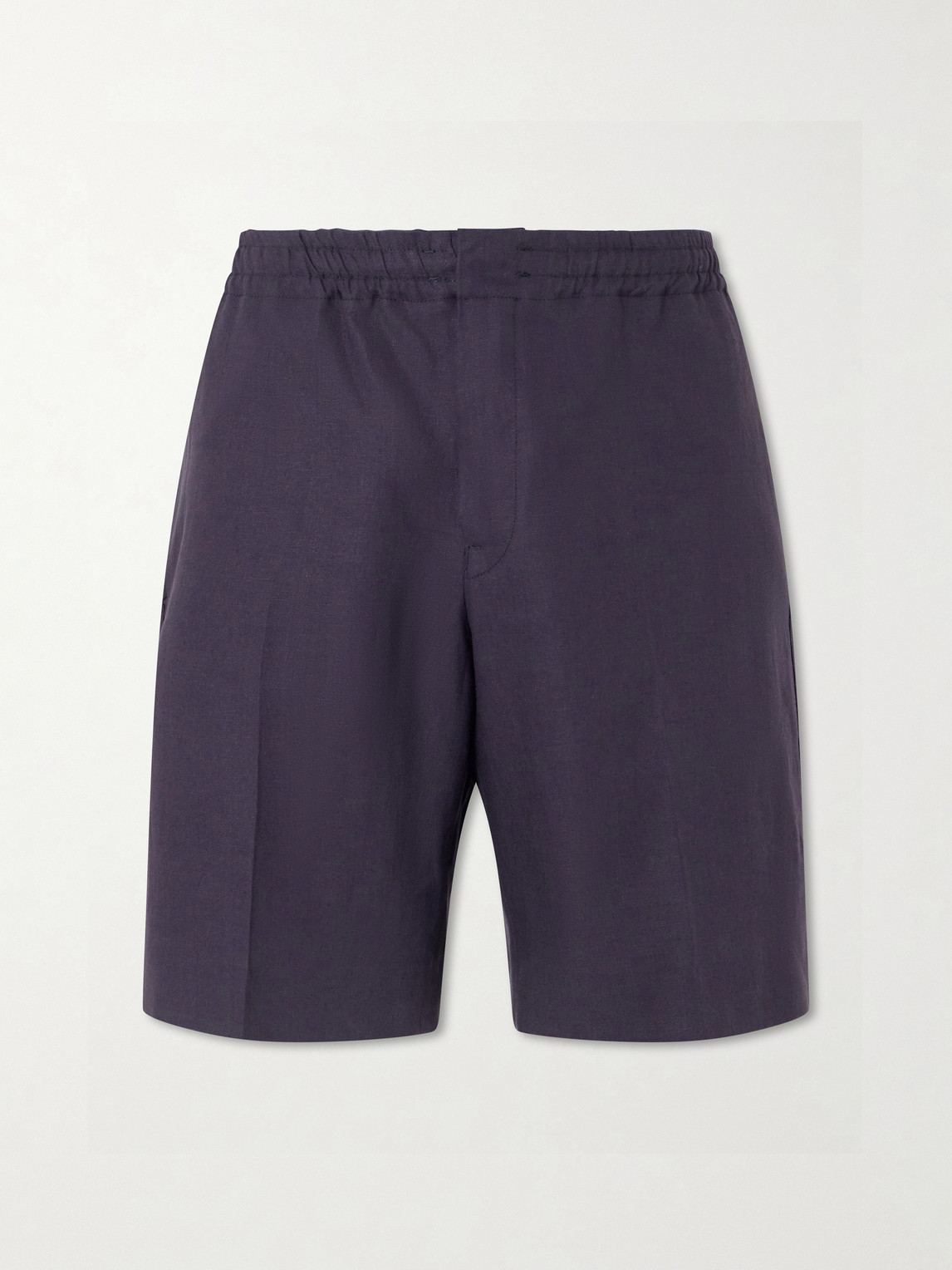 Zegna Oasi Straight-Leg Linen Shorts IT 58