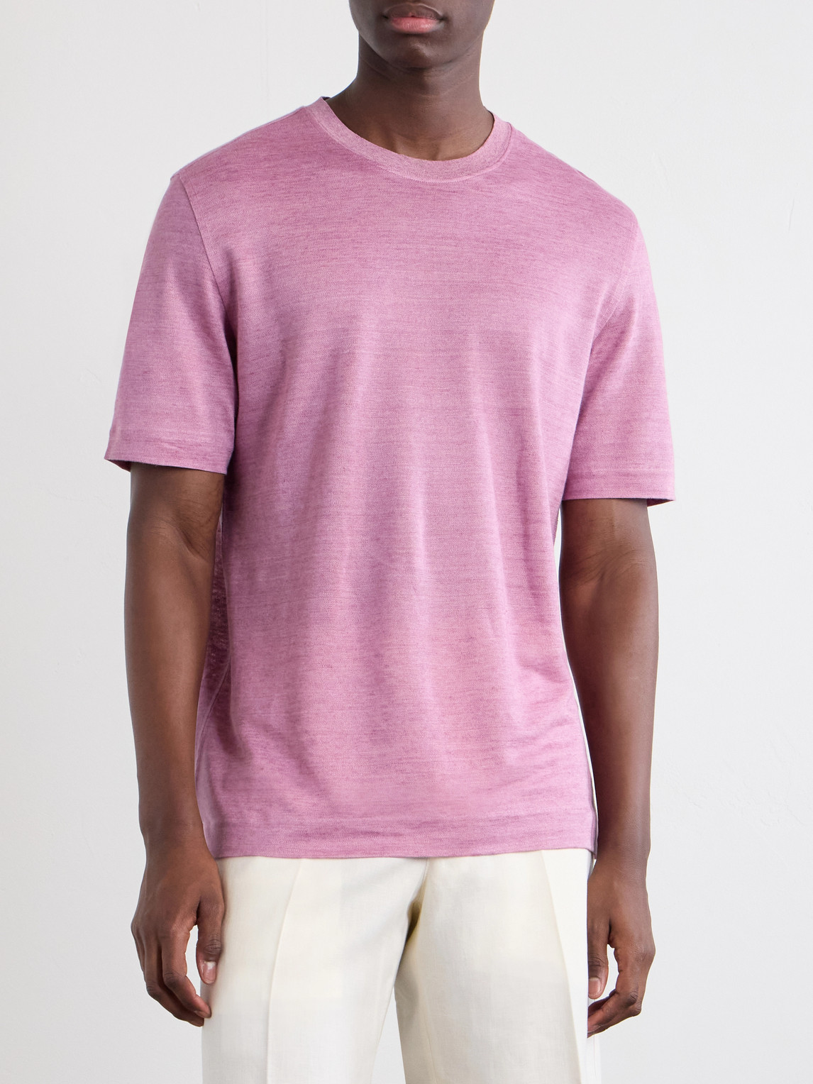 Knitted Linen T-Shirt