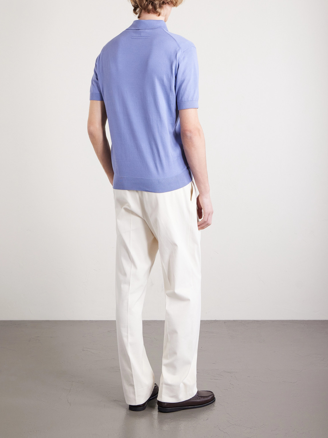 Slim-Fit Cotton Polo Shirt