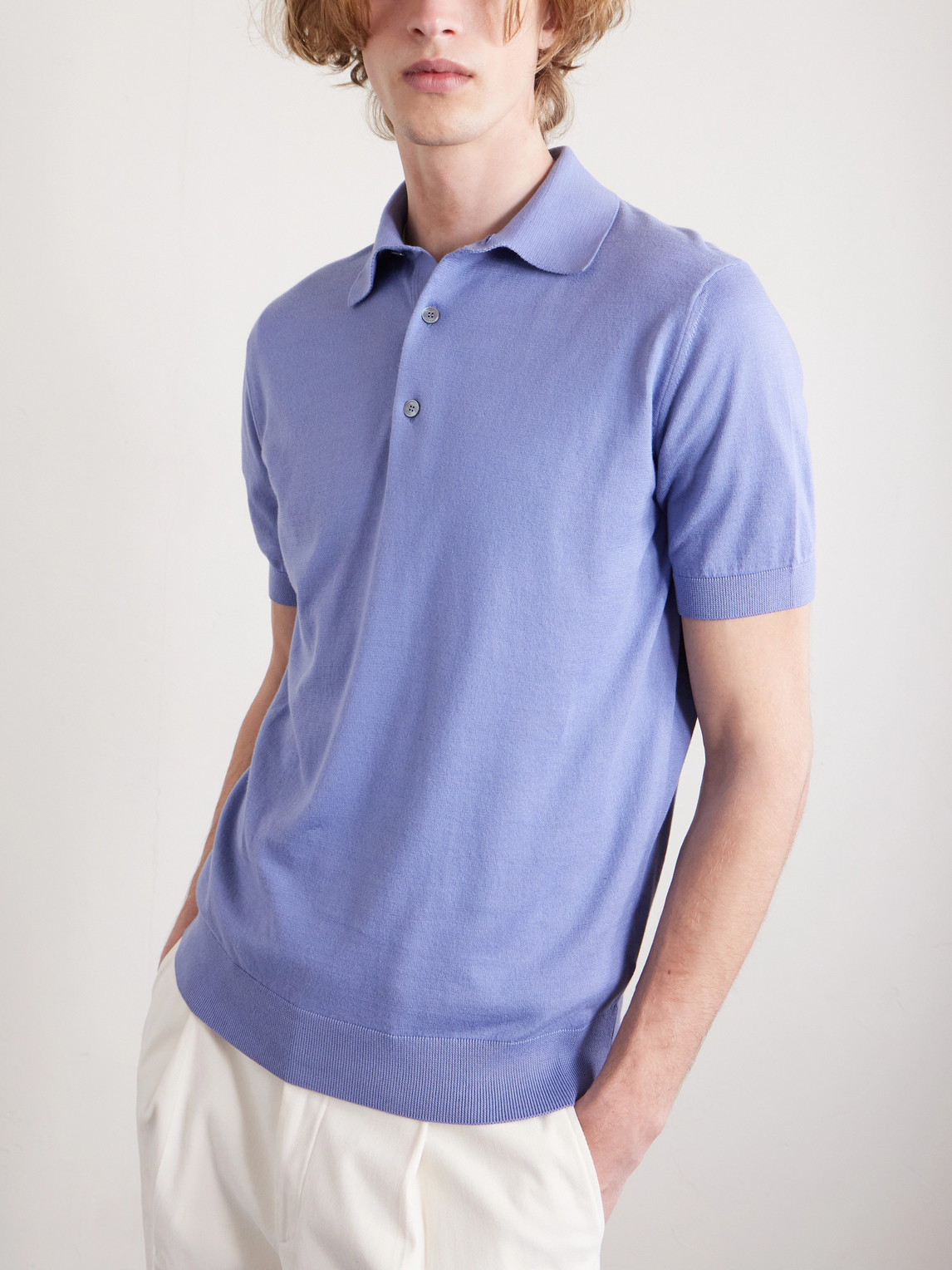 Slim-Fit Cotton Polo Shirt