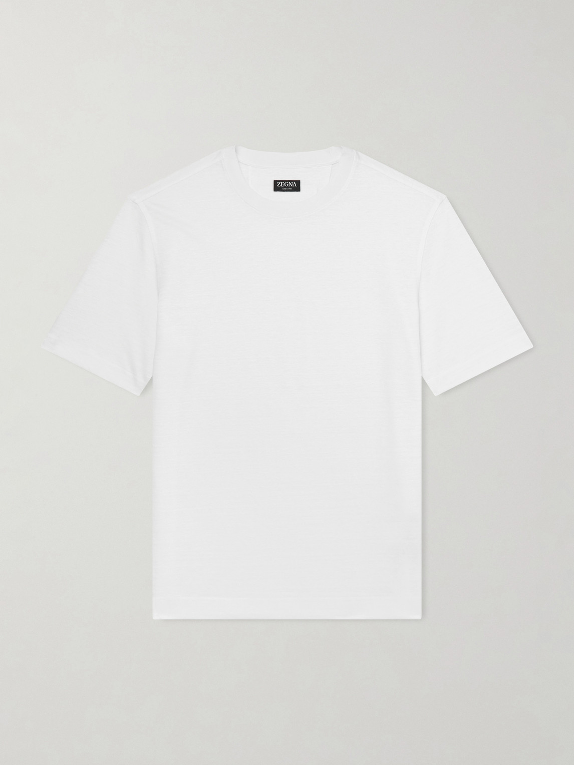 Zegna Oasi Knitted Linen T-Shirt IT 56