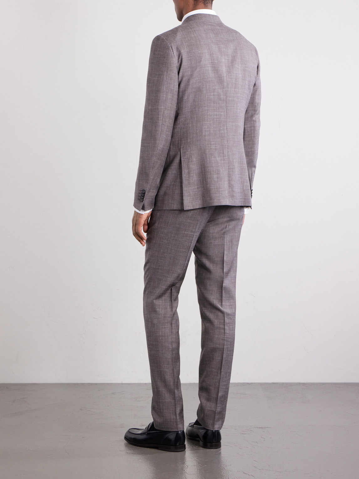 Prince Of Wales Checked Wool, Silk And Linen-Blend Suit Jacket