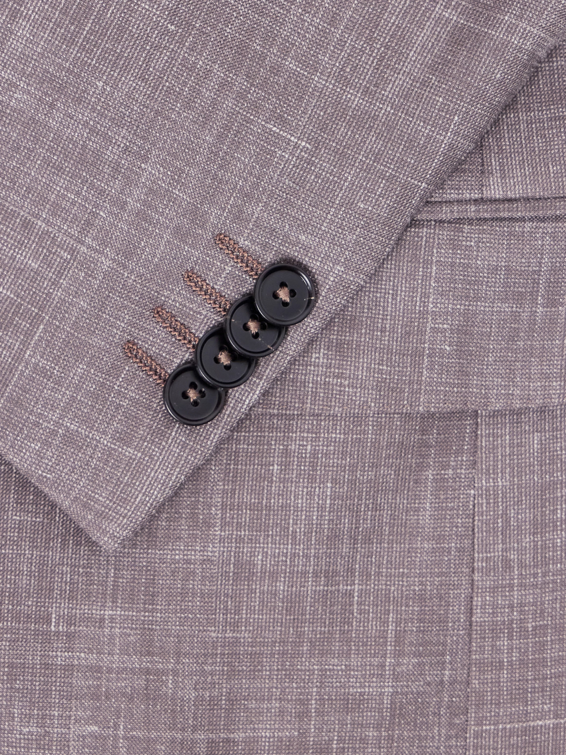 Prince Of Wales Checked Wool, Silk And Linen-Blend Suit Jacket