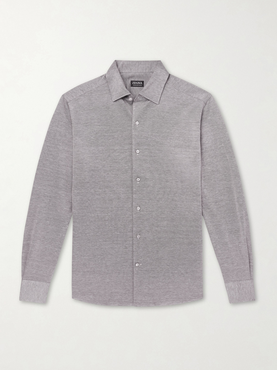 Zegna Silk, inen and Cotton-Blend Shirt - Men