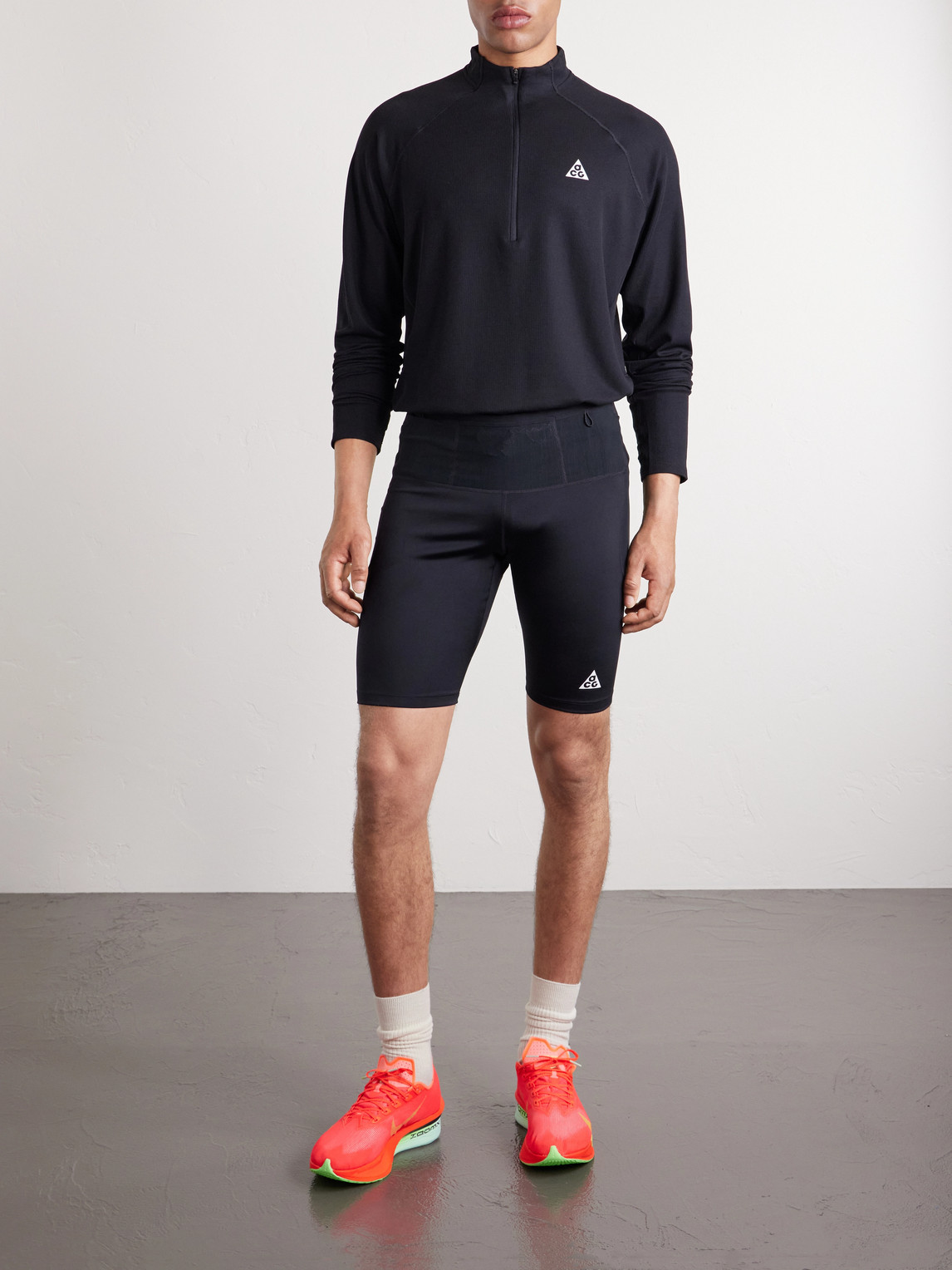 ACG Trail Logo-Print Dri-FIT Half-Zip Running Top — 2