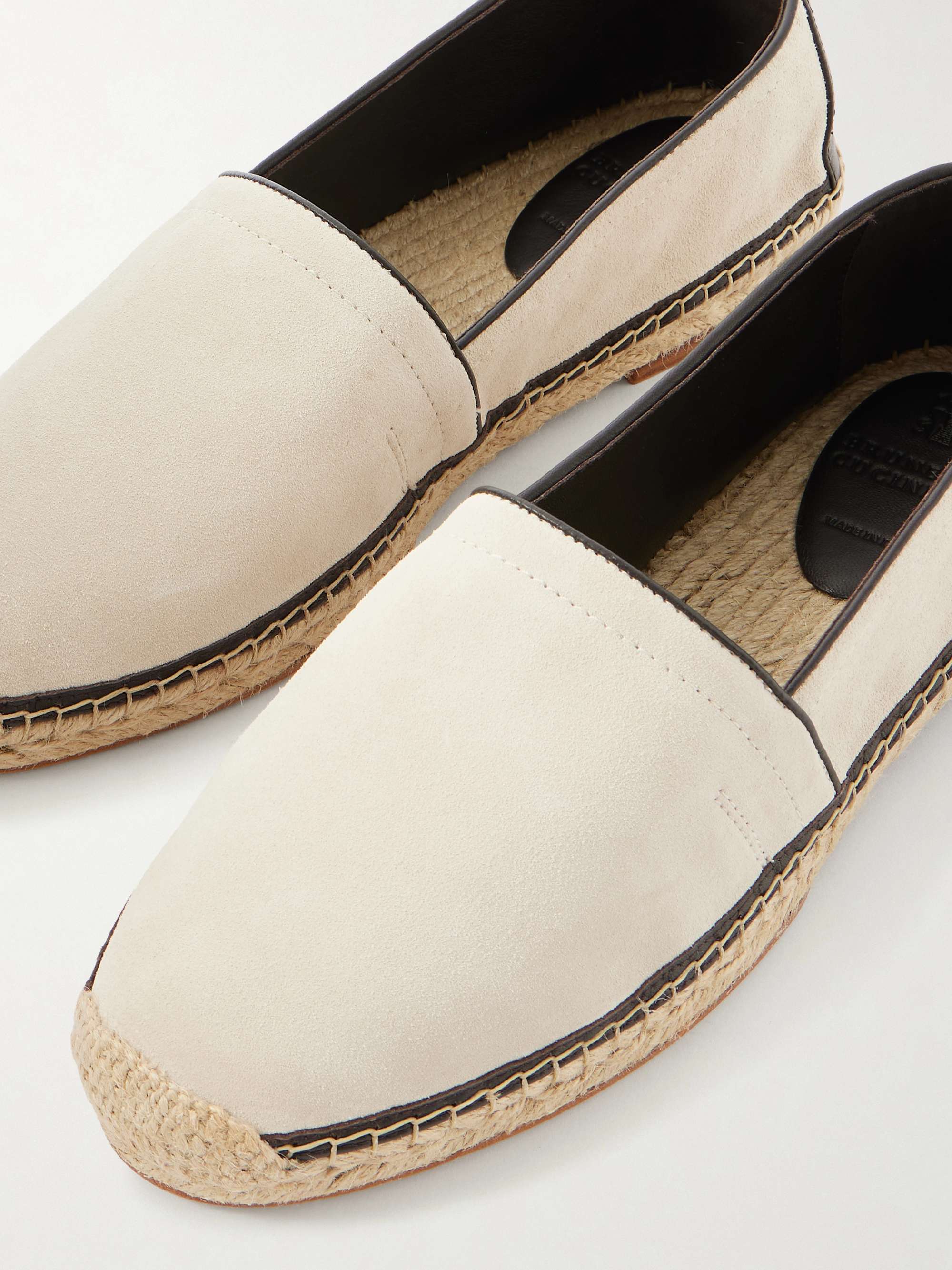 BRUNELLO CUCINELLI Suede Espadrilles for Men | MR PORTER