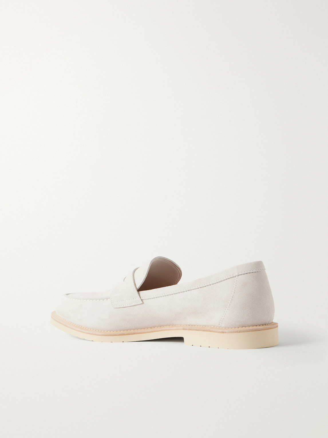 Suede Penny Loafers
