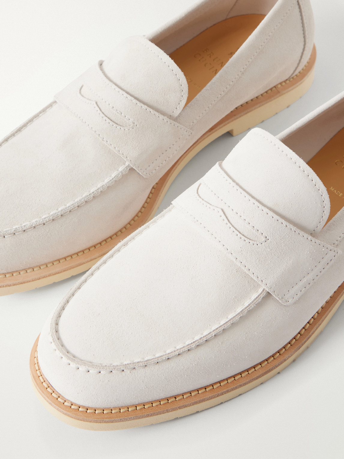 Suede Penny Loafers