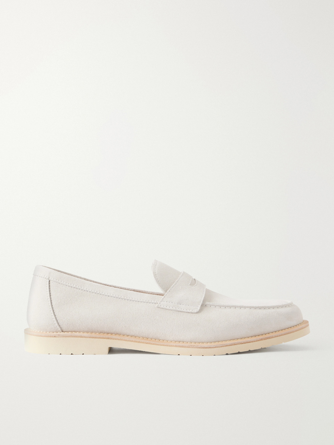 Brunello Cucinelli Suede Penny Loafers EU 41