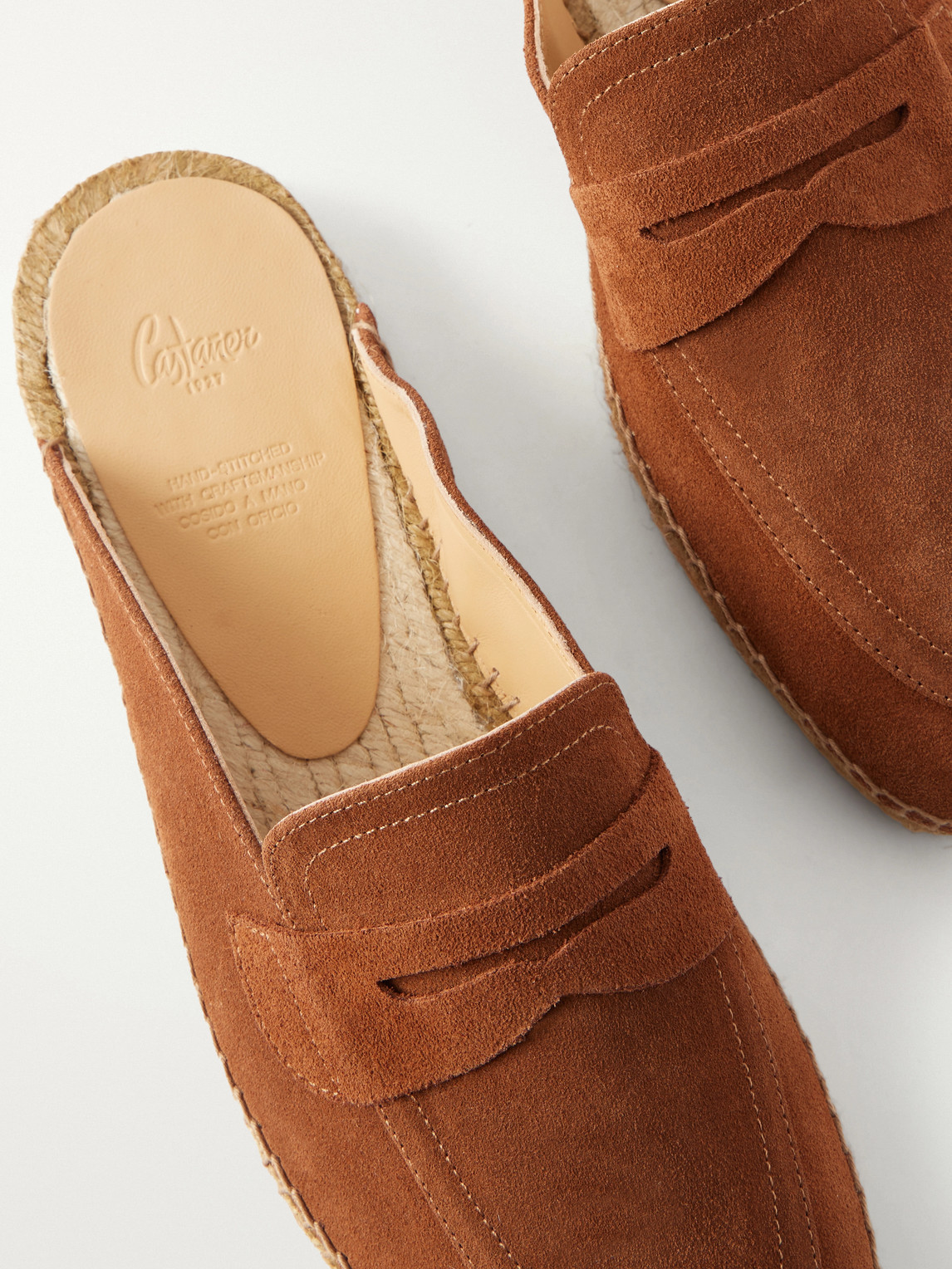  Castañer - Nando Suede Backless Espadrilles - Men - Brown - Eu 39 