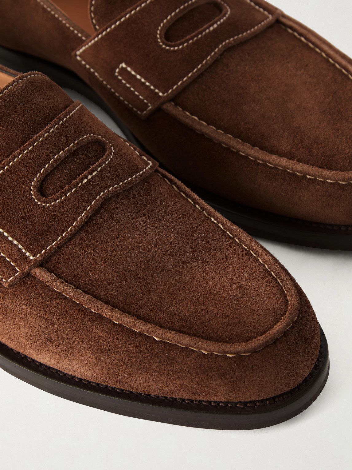 Lopez Suede Penny Loafers
