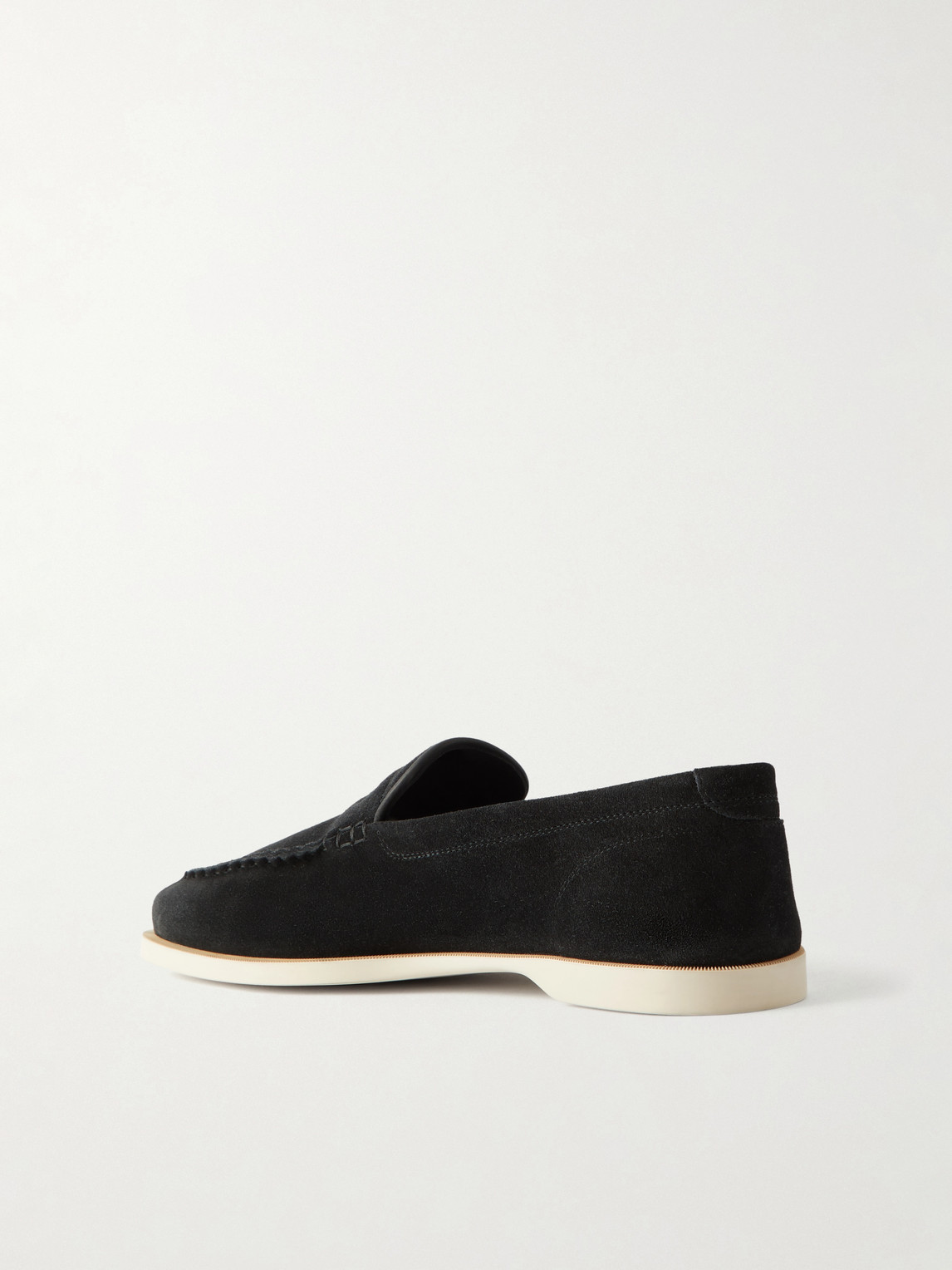 John Lobb Pace Suede Loafers In Multi