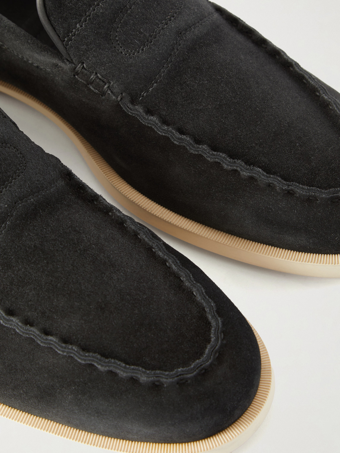 John Lobb Pace Suede Loafers In Multi