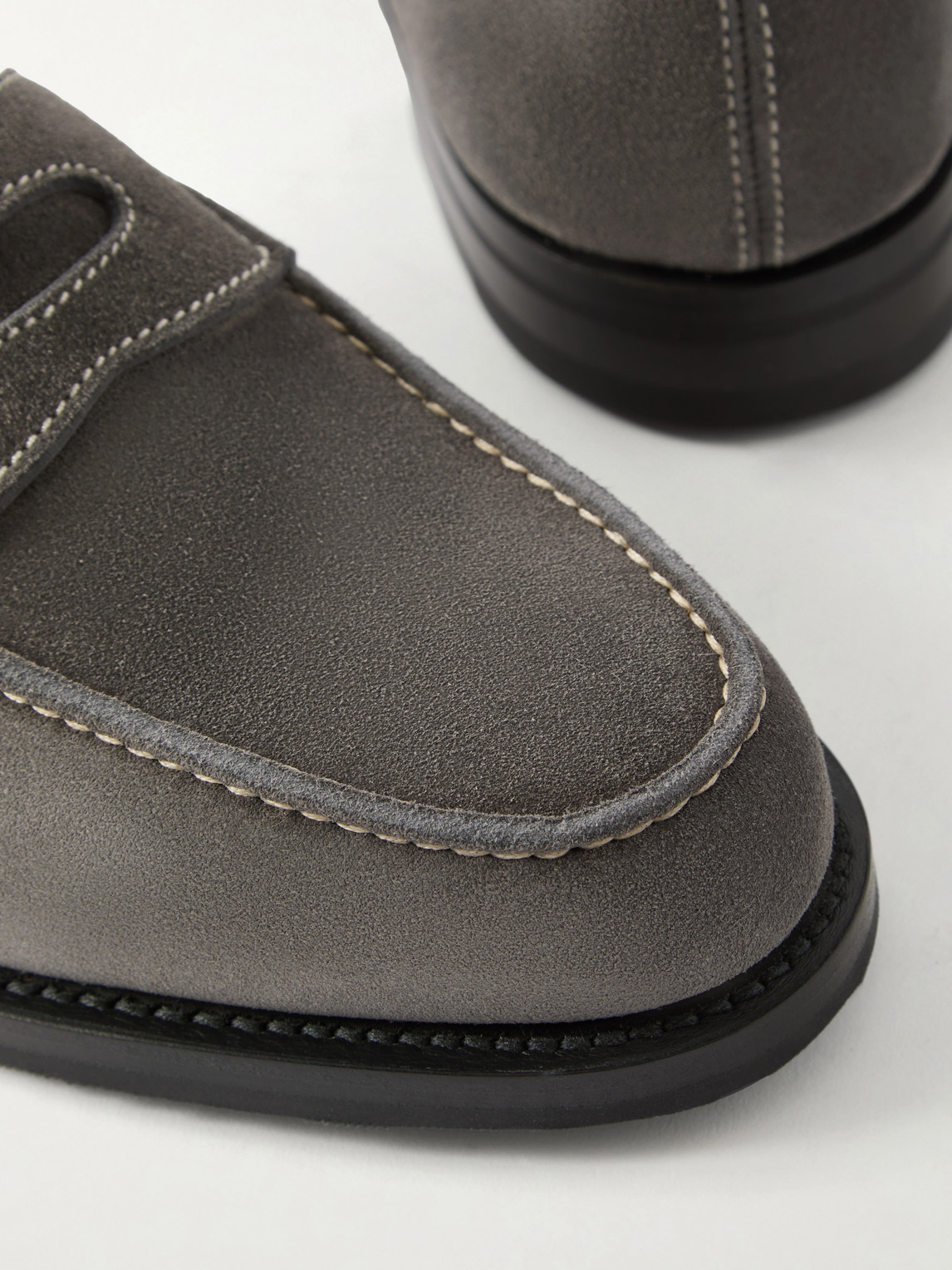 Lopez Suede Penny Loafers