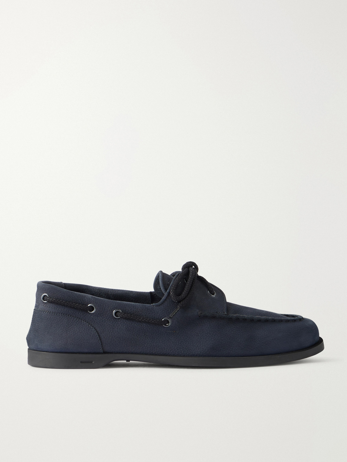 John Lobb Foil Nubuck Boat Shoes - Men