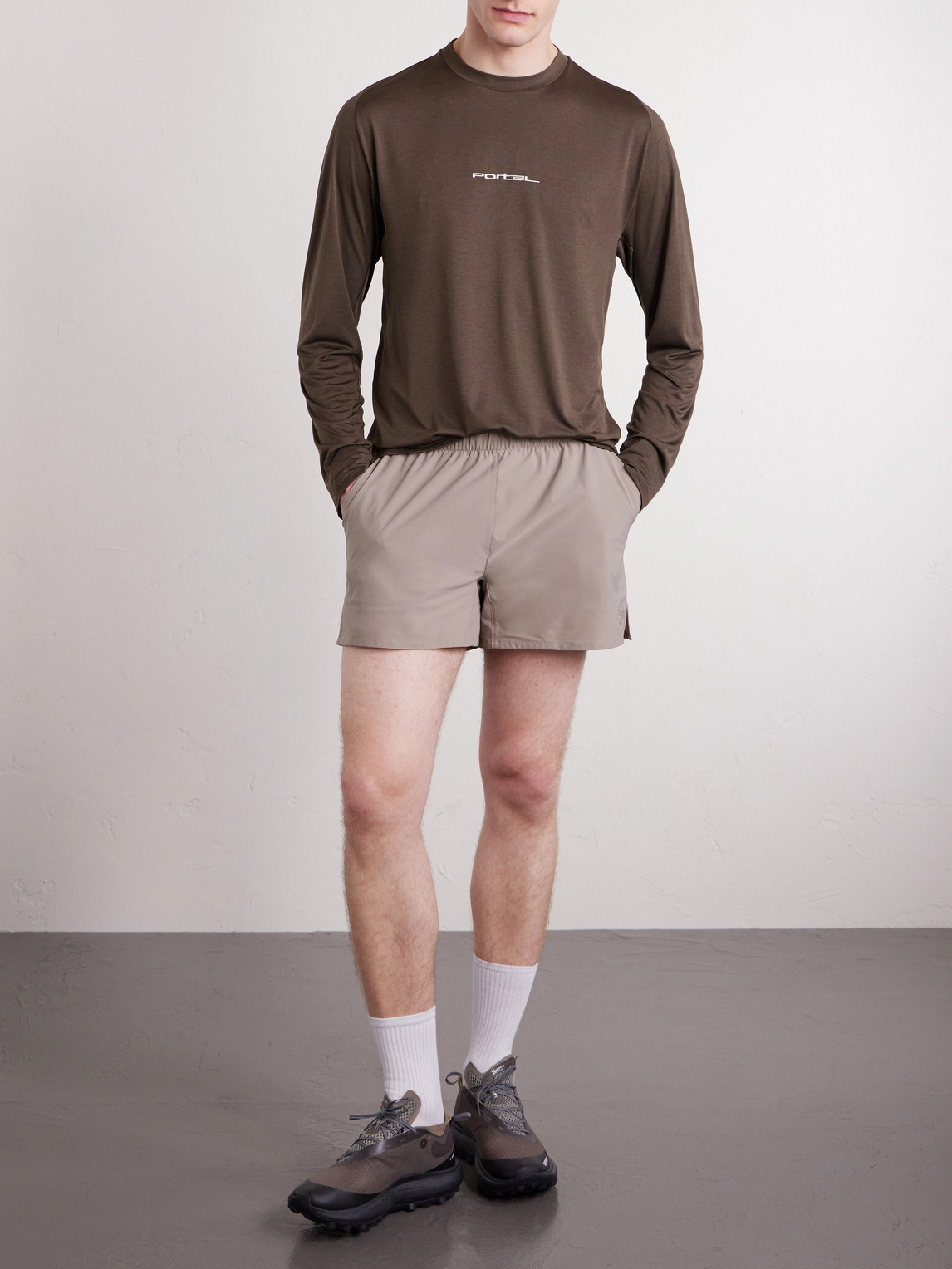 Lateral Peak Logo-Print Recycled-Jersey T-Shirt — 2