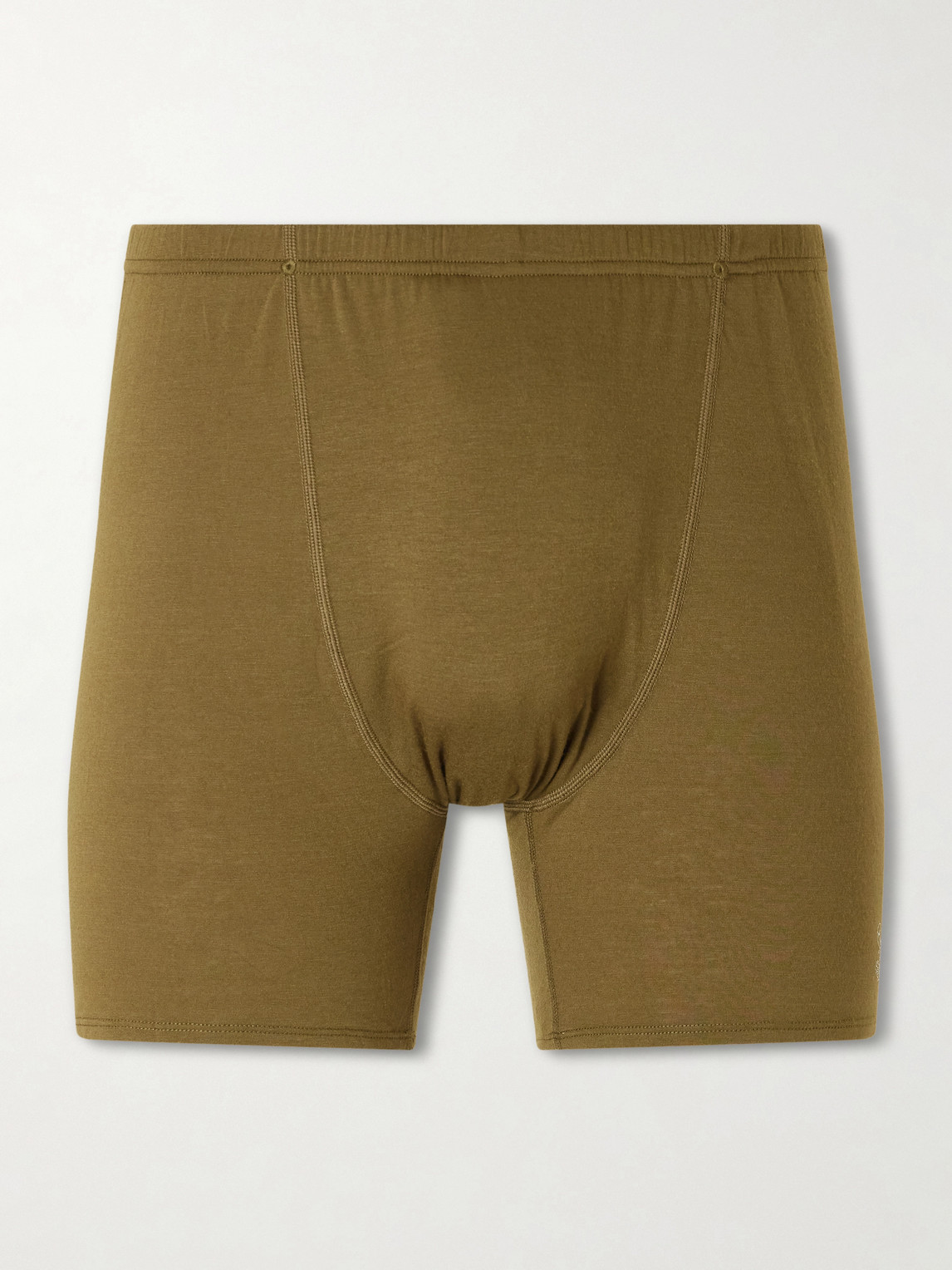 Portal Drift Merino Wool-blend Briefs In Green