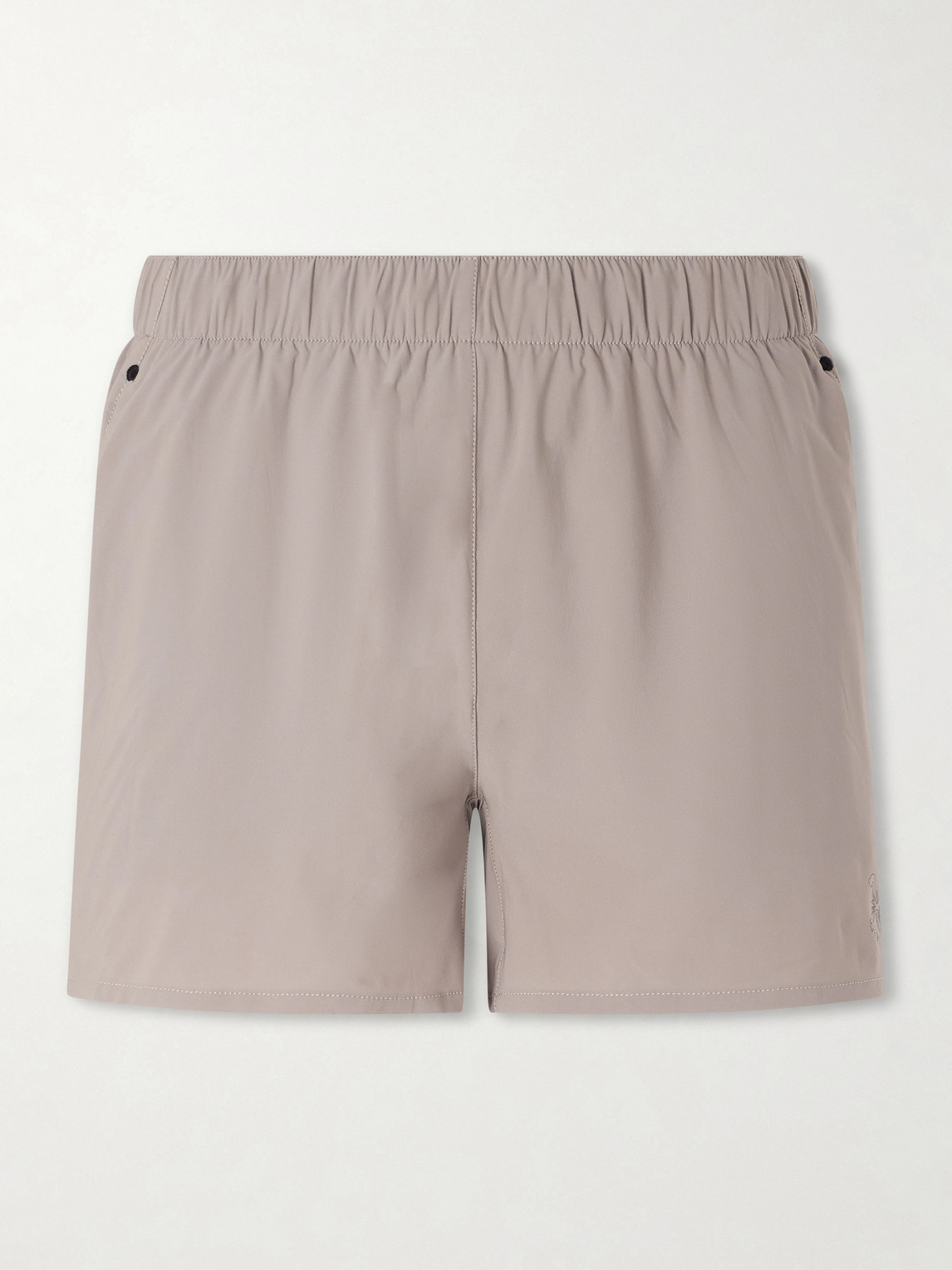 Portal Marka Liner 5" Mesh-trimmed Recycled-shell Running Shorts In Brown