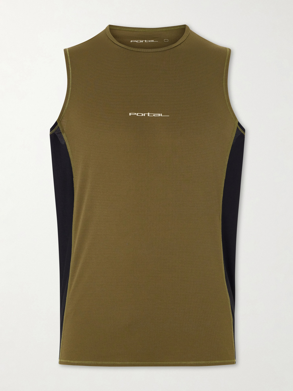 Portal Range Light Polartec Polartec® Running Tank Top In Green