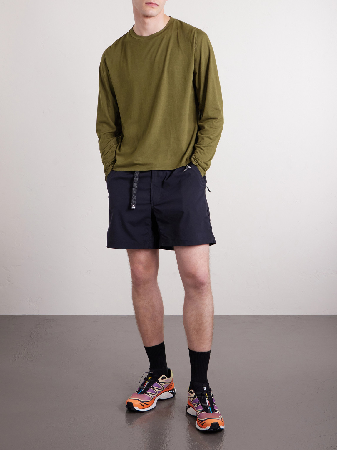 Drift Merino Wool-Blend Jersey T-Shirt — 2