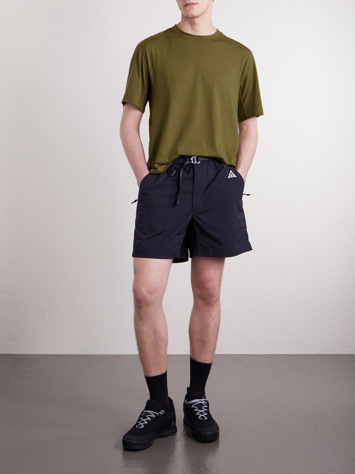 Drift Merino Wool-Blend Jersey T-Shirt — 2