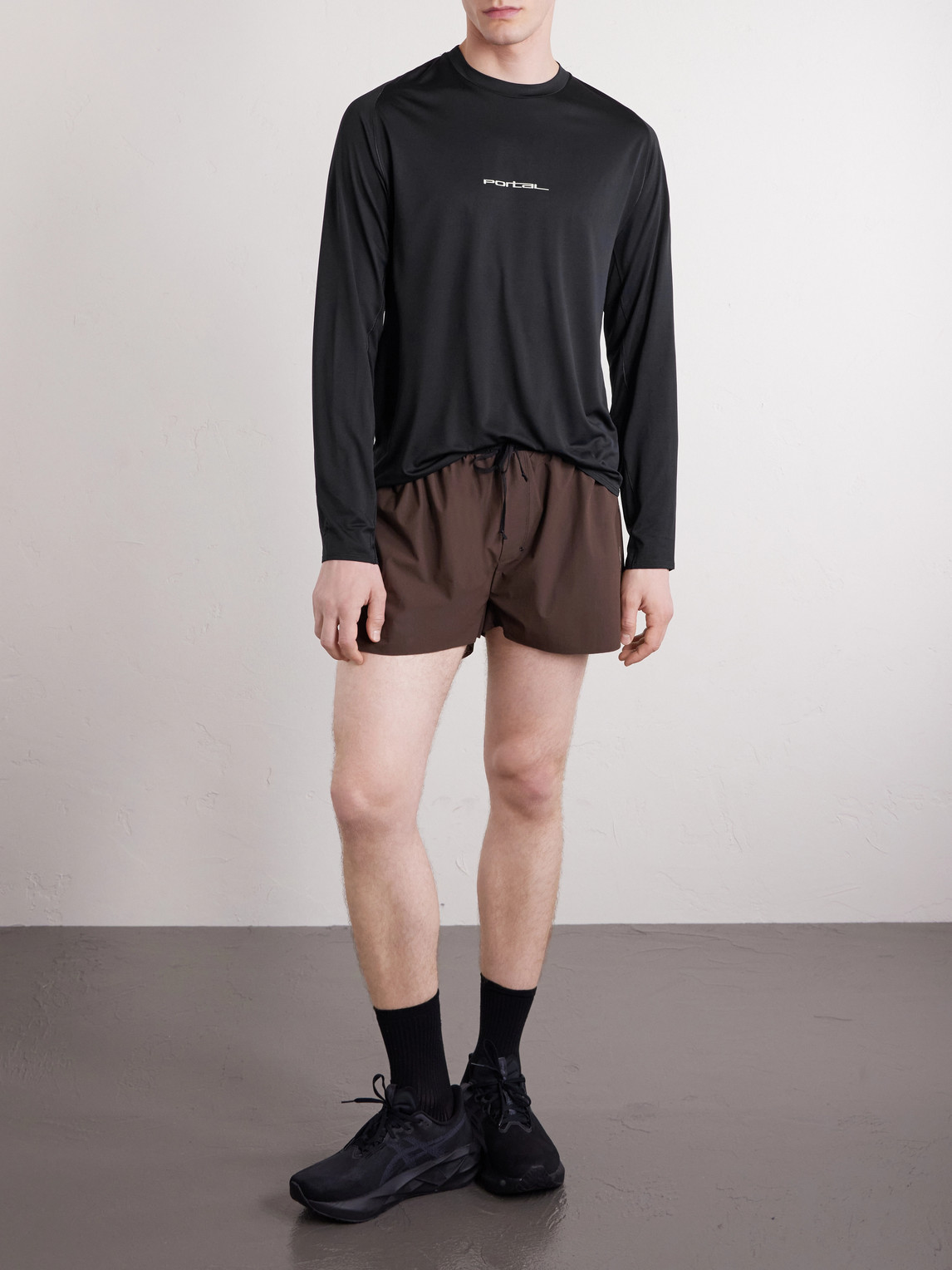 Lateral Peak Logo-Print Recycled-Jersey T-Shirt — 2