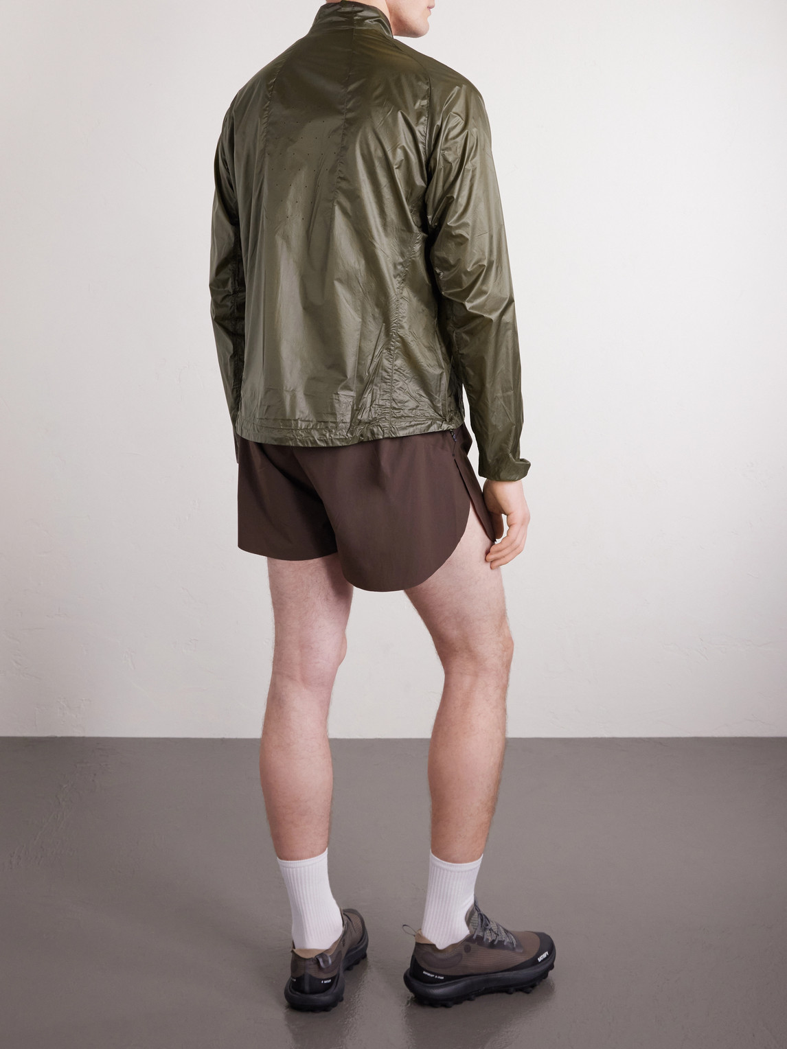 Portal Code Recycled-ripstop Jacket In Green