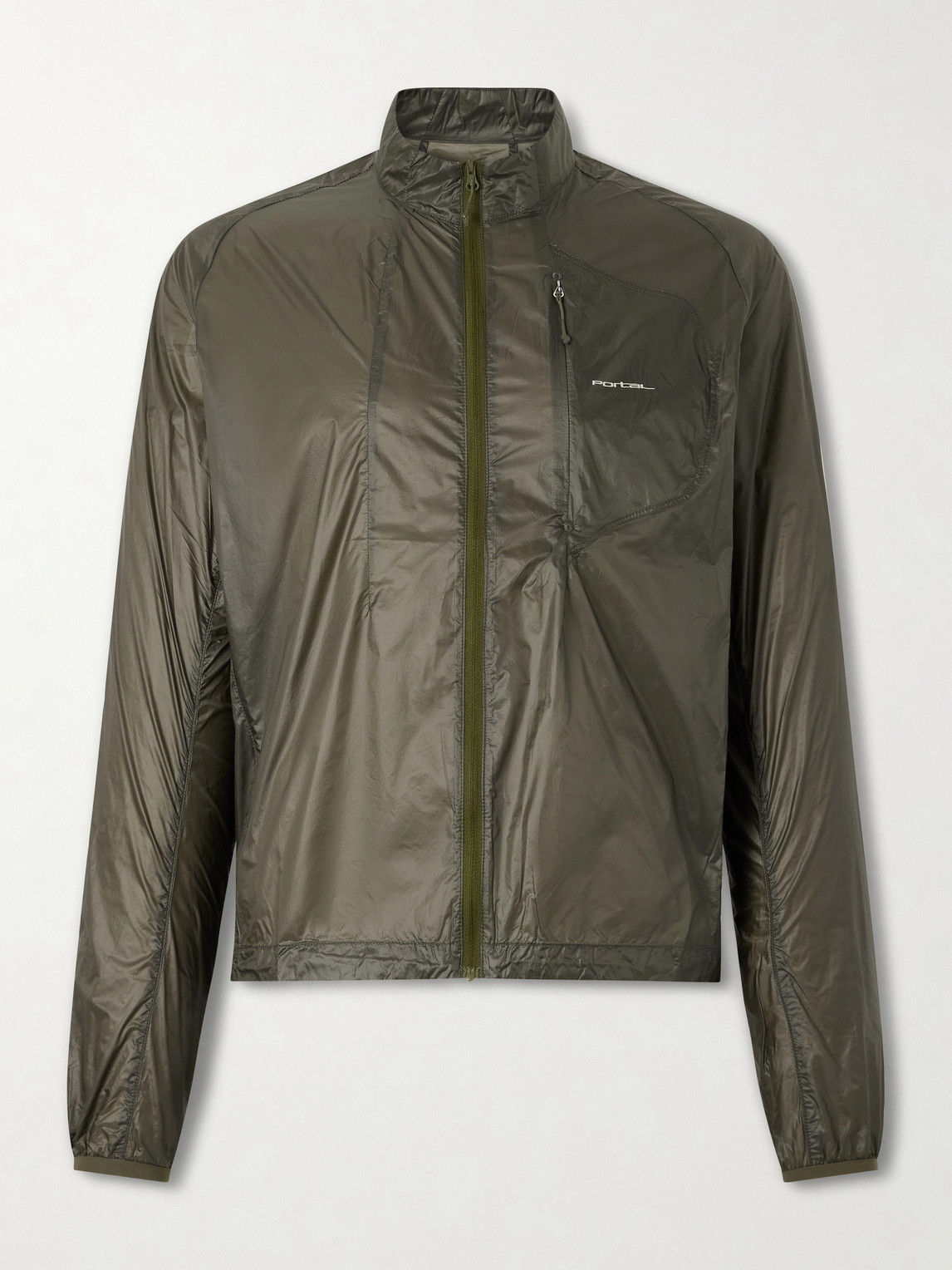 Portal Code Recycled-ripstop Jacket In Green