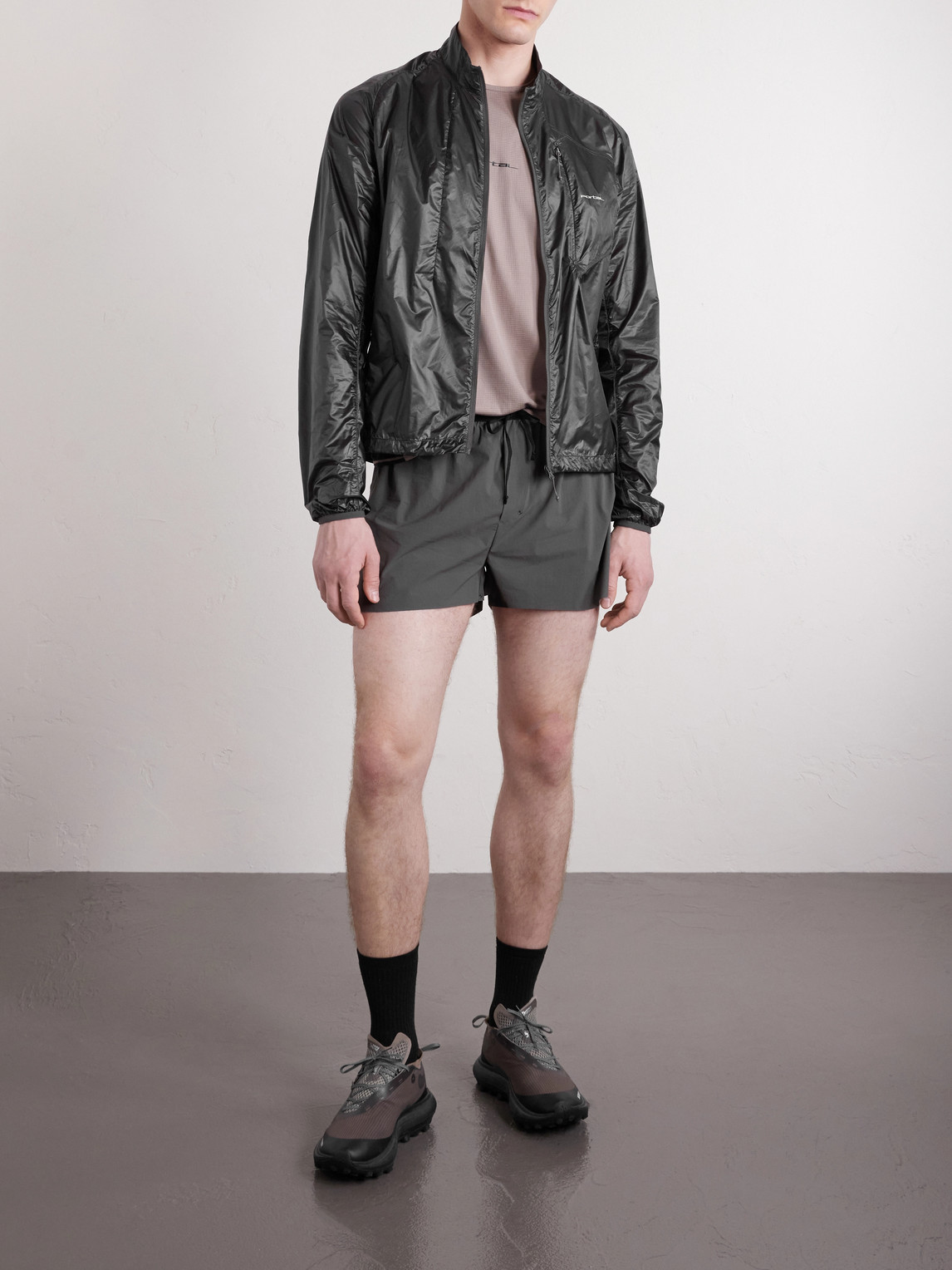 Portal Code Recycled-ripstop Jacket In Black