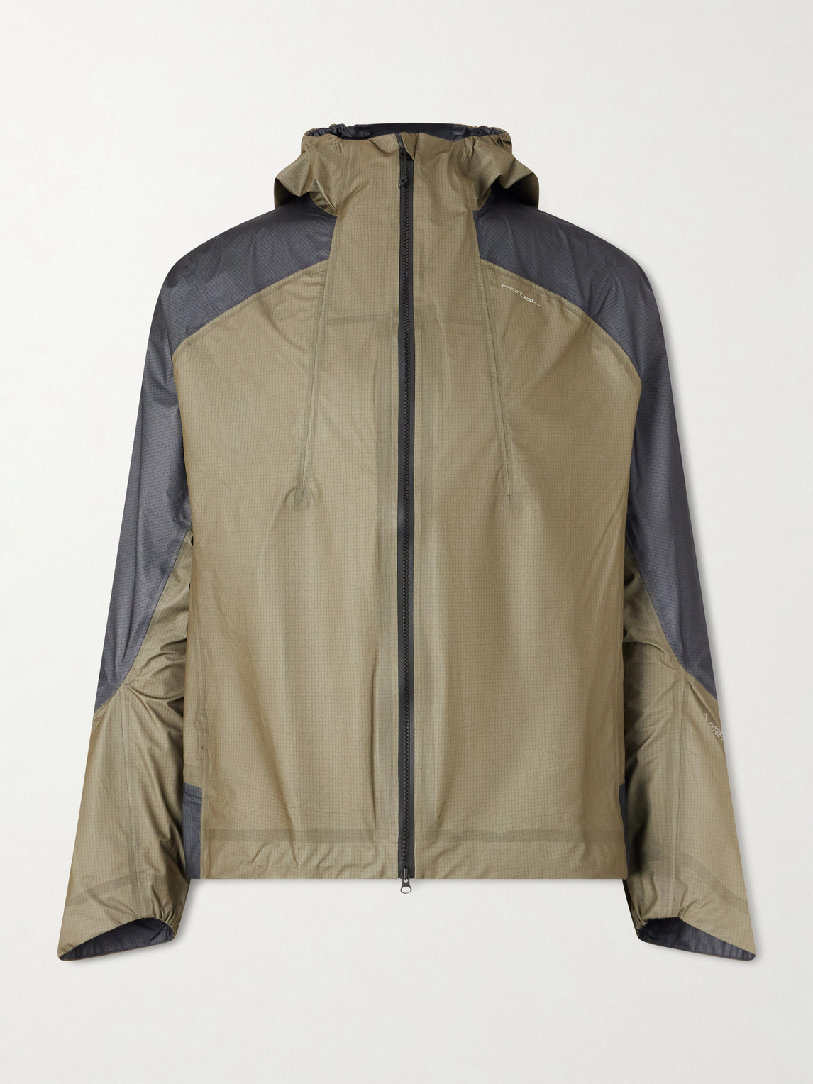 Portal Sphere Gore-tex Hooded Jacket In Green