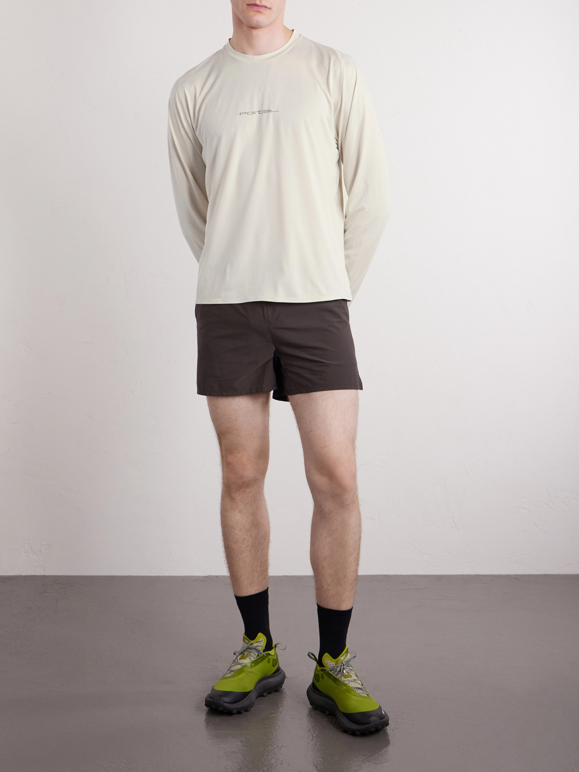 Lateral Peak Logo-Print Recycled-Jersey T-Shirt — 2