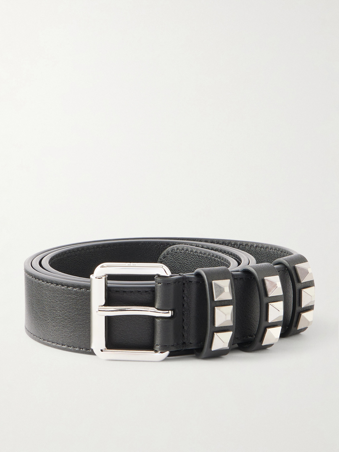 Valentino Garavani 3cm Rockstud Leather Belt - Men