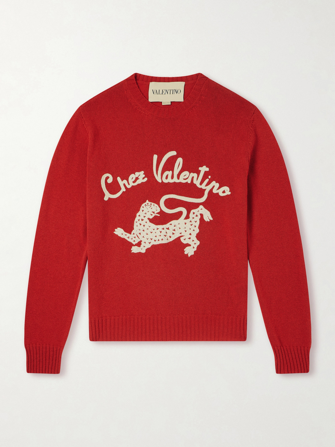 Valentino Garavani Embroidered Virgin Wool weater - Men